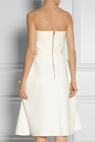 Thumbnail for your product : Lanvin Grosgrain-trimmed piqué dress