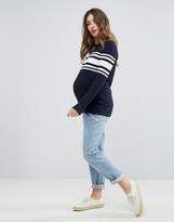 Thumbnail for your product : ASOS Maternity Sweater With Stripe