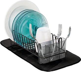 https://img.shopstyle-cdn.com/sim/fd/9c/fd9c47cf7e0baef5ae5db4e1813e9f72_xlarge/mdesign-kitchen-counter-dish-drying-rack-microfiber-mat-set-of-2-black-gray.jpg