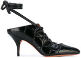 Givenchy - lace up mules - women - 