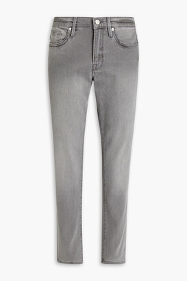 Frame L'Homme slim-fit faded denim jeans