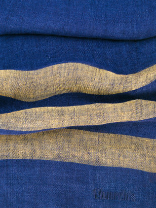 Church's striped scarf - men - Linen/Flax - One Size