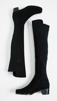 Thumbnail for your product : Stuart Weitzman Reserve Stretch Suede Boots