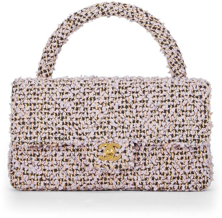 chanel tweed classic flap bag