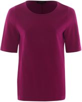 Thumbnail for your product : Jaeger 3/4 sleeve ponte jersey top