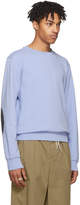 Thumbnail for your product : Maison Margiela Blue Elbow Patch Sweatshirt