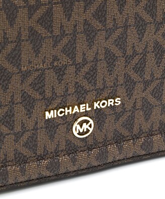 Michael Kors Jet Set monogram-print satchel