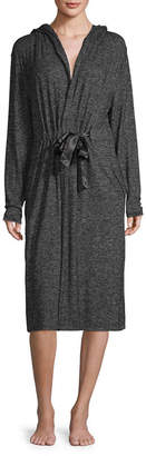 COEUR DALENE Coeur Dalene Weekend Fleece Womens Knit Robe Long Sleeve Long Length