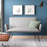 Thumbnail for your product : 17 Stories Dormilee 51.9" Faux Leather Recessed Arm Loveseat