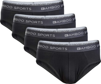 BAMBOO SPORTS B Bamboo Sports Mens No Fly Bamboo Underwear Briefs ...