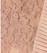 Thumbnail for your product : Miu Miu Lace-trimmed crepe de chine dress