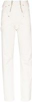 Thumbnail for your product : GmbH High-Waisted Zip Straight Leg Jeans