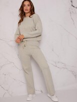 Thumbnail for your product : Chi Chi London Leopard Print Loungewear Set - Grey