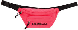 Balenciaga Pink Small Belt Pouch