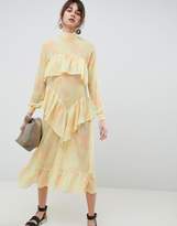 Thumbnail for your product : ASOS Printed Chiffon Maxi Dress