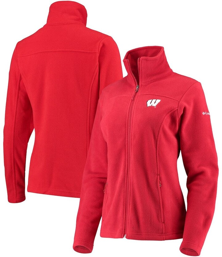 coral columbia fleece jacket