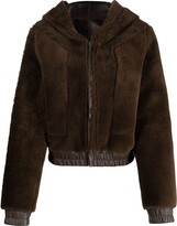 Hooded Shearling Jacket 