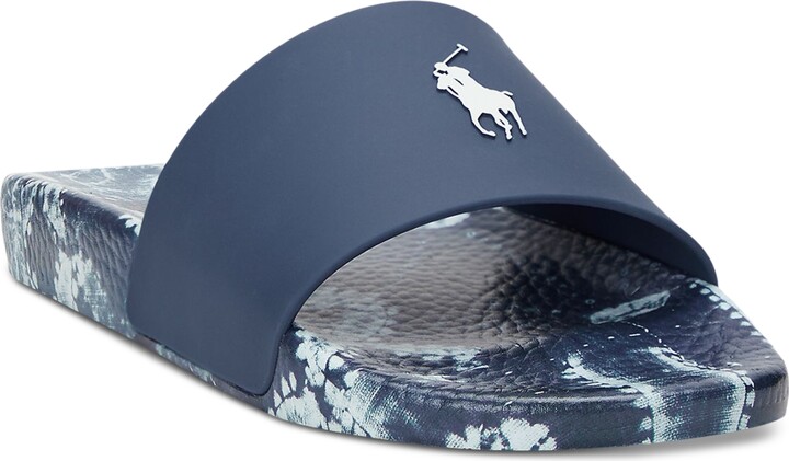 Polo Ralph Lauren Men's Scenic-Print Floral Side Sandals