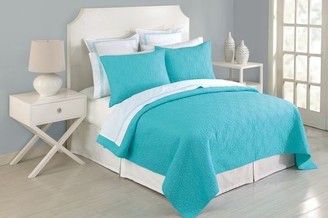 The Well Appointed House Trina Turk Turquoise Santorini Coverlet-King Size