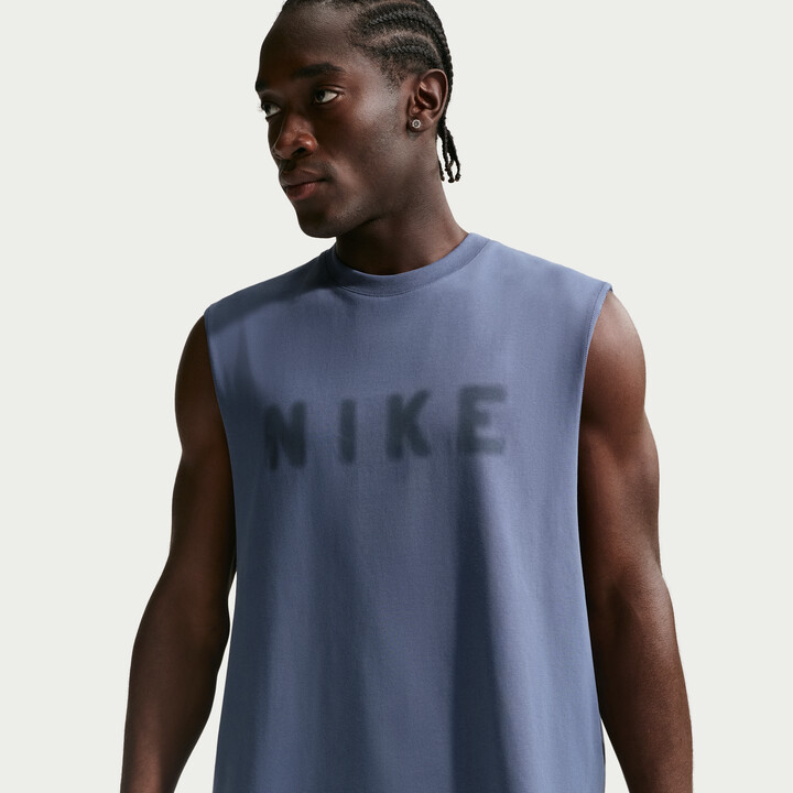 Nike Men's N.A.C. Dri-FIT Training Tank Top in Blue | IF2797-491
