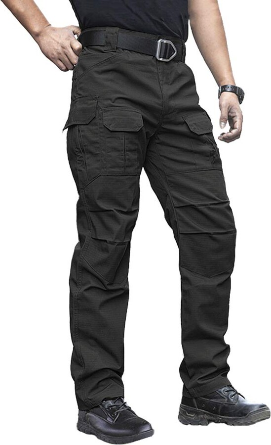 NAVEKULL Men's Outdoor Tactical Pants Rip Stop Lightweight Waterproof