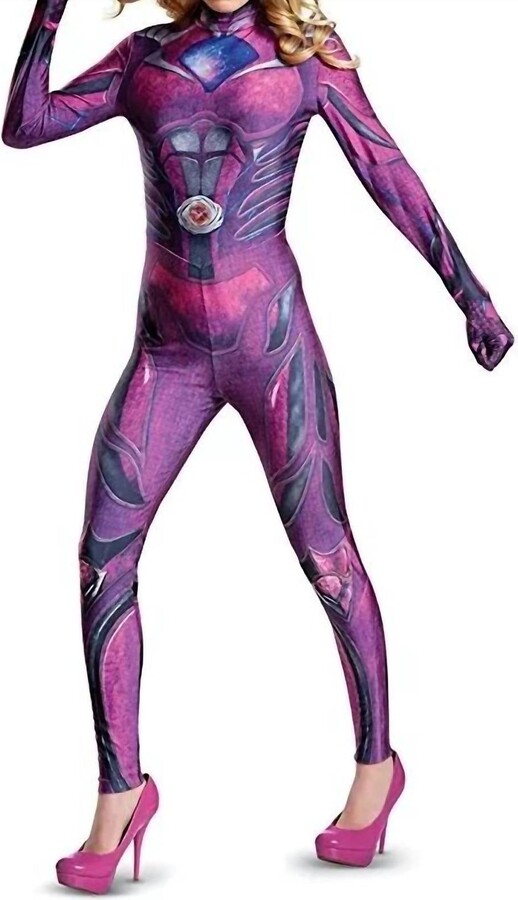 Disguise Women's Power Ranger Bodysuit Costume In Pink