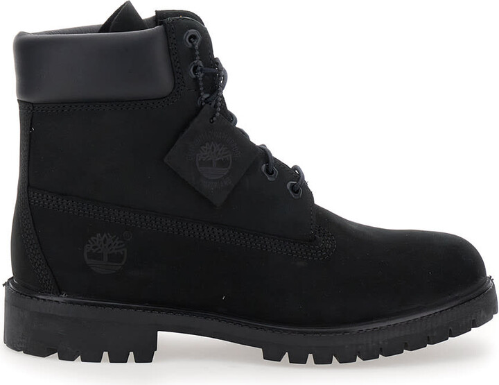 Timberland Premium 6 Inch Lace Up Waterproof Boot Black