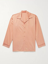Thumbnail for your product : CLEVERLY LAUNDRY Piped Garment-Dyed Washed-Cotton Pyjama Shirt