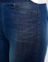 Thumbnail for your product : ASOS CURVE Pull On Jegging in Mid Wash