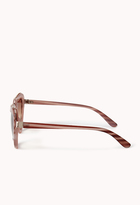 Thumbnail for your product : Forever 21 F1888 Heart-Shaped Sunglasses