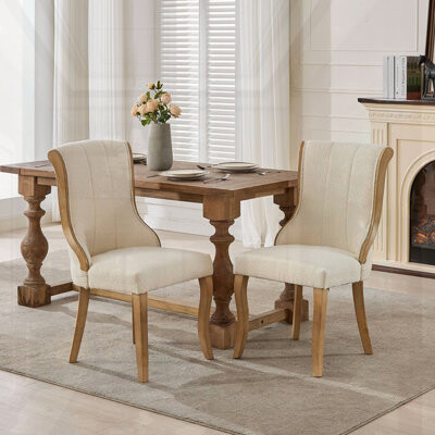 Everly Quinn Mid-Century Style Velvet Dining Chairs