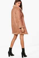 Thumbnail for your product : boohoo Bonded Faux Fur Coat
