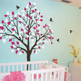 Thumbnail for your product : Wall Art Single Tree With Birds Flying Wall Sticker