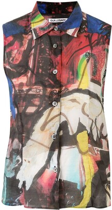 Our Legacy Square Abstract Print Shirt