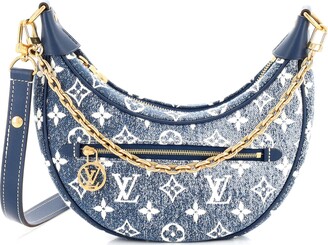 Handbag Louis Vuitton Navy in Denim - Jeans - 29921753