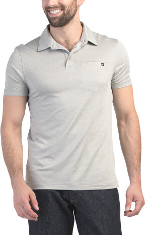 TJMAXX Space Dyed Polo For Men, Polyester