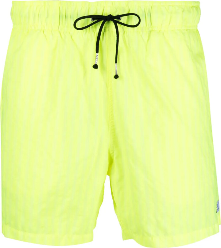 DEPARTMENT 5 Stripe-Print Swim Shorts