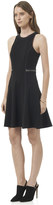 Thumbnail for your product : Rebecca Taylor Stretch Dress with Faux Leather