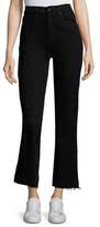 Thumbnail for your product : Derek Lam 10 Crosby Leah High-Rise Straight-Leg Cropped Jeans