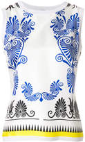 Versace Collection printed tank top 