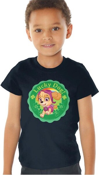 Paw Patrol PawPatrolSt.Patrick'SDayLuckyDogToddlerT-ShirtNavy(2T)
