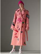Thumbnail for your product : Burberry Embellished Shearling Trench Coat