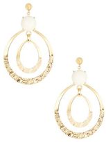 Thumbnail for your product : Gerard Yosca Stone Hoop Earrings