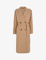 Thumbnail for your product : Whistles Riley double-breasted woven trench coat