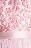 Thumbnail for your product : Aidan Mattox Women's Embroidered Bodice Mesh Ballgown