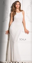 Thumbnail for your product : Scala Racer Back Cut Out Beaded Prom Dress