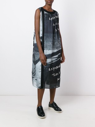 Yohji Yamamoto Pre-Owned Printed Sleeveless Dress