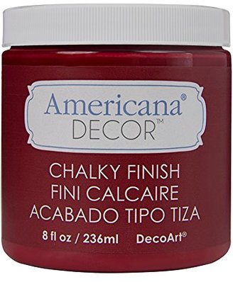 Deco Art Americana Chalky Finish Paint, 8-Ounce, Rouge