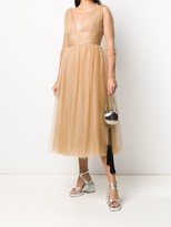 Thumbnail for your product : Maria Lucia Hohan Embellished Flared Midi Dress