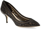 Thumbnail for your product : Dolce & Gabbana Laser Cut Pointy Toe Pump